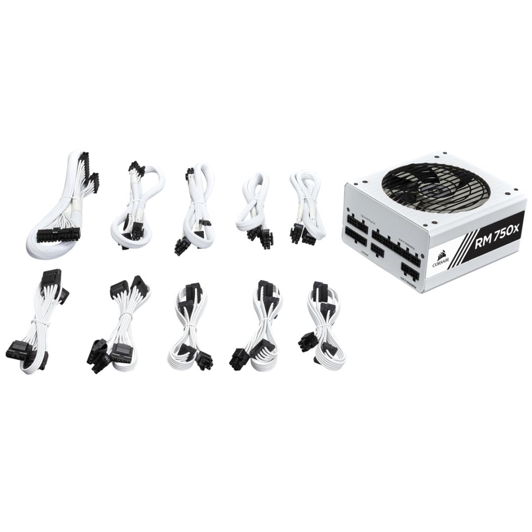 Sursa Corsair RMx White Series™ RM750x, 80 Plus ® Gold, - imagine 8