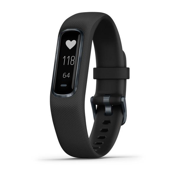 Bratara electronica fitness Garmin Vivosmart 4, Negru, Marime: Mare (Large), - imagine 2