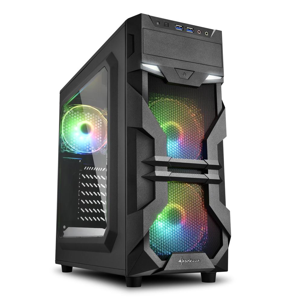 Carcasa Sharkoon VG7-W ATX, fara sursa, RGB - imagine 3