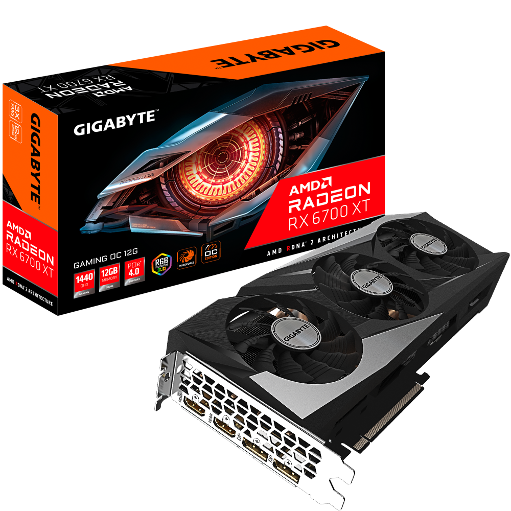 Placa video GIGABYTE Radeon RX 6700 XT GAMING OC, 12GB - imagine 6