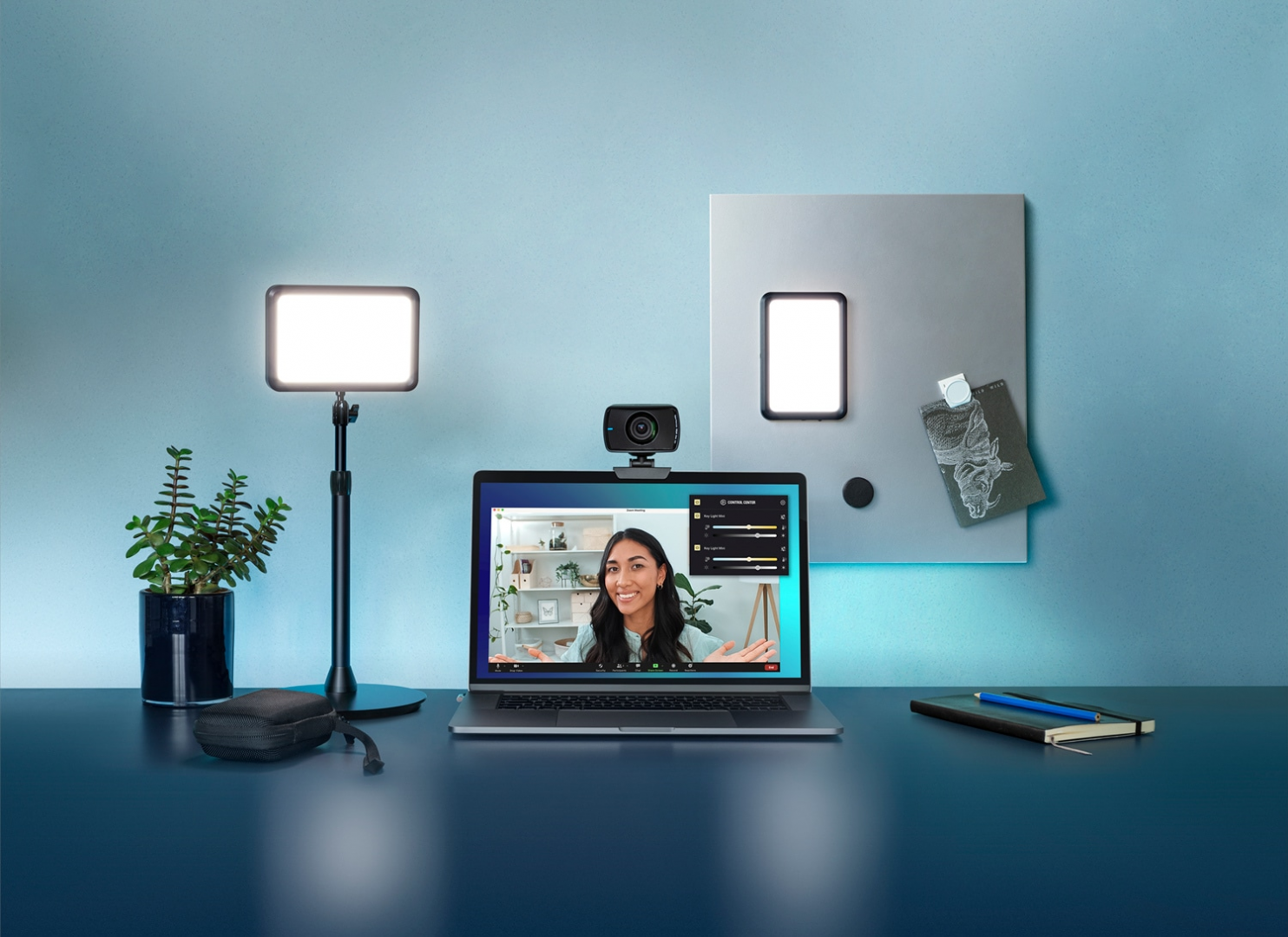 Lampa Iluminare Streaming Elgato Key Light Mini, Portabila, 800 lumen, - imagine 3
