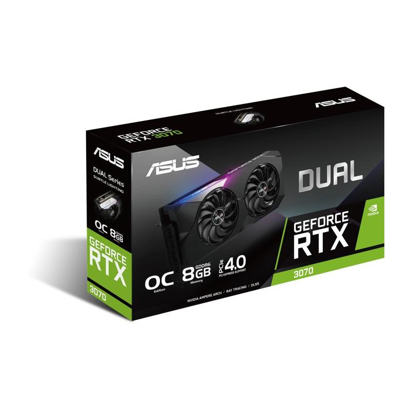 Placa video ASUS GeForce RTX 3070 DUAL O8G LHR 8GB - imagine 3