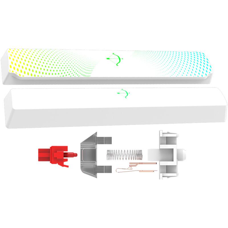 Tastatura mecanica TKL AQIRYS Aludra, cu fir, switch-uri Gateron Red, - imagine 7