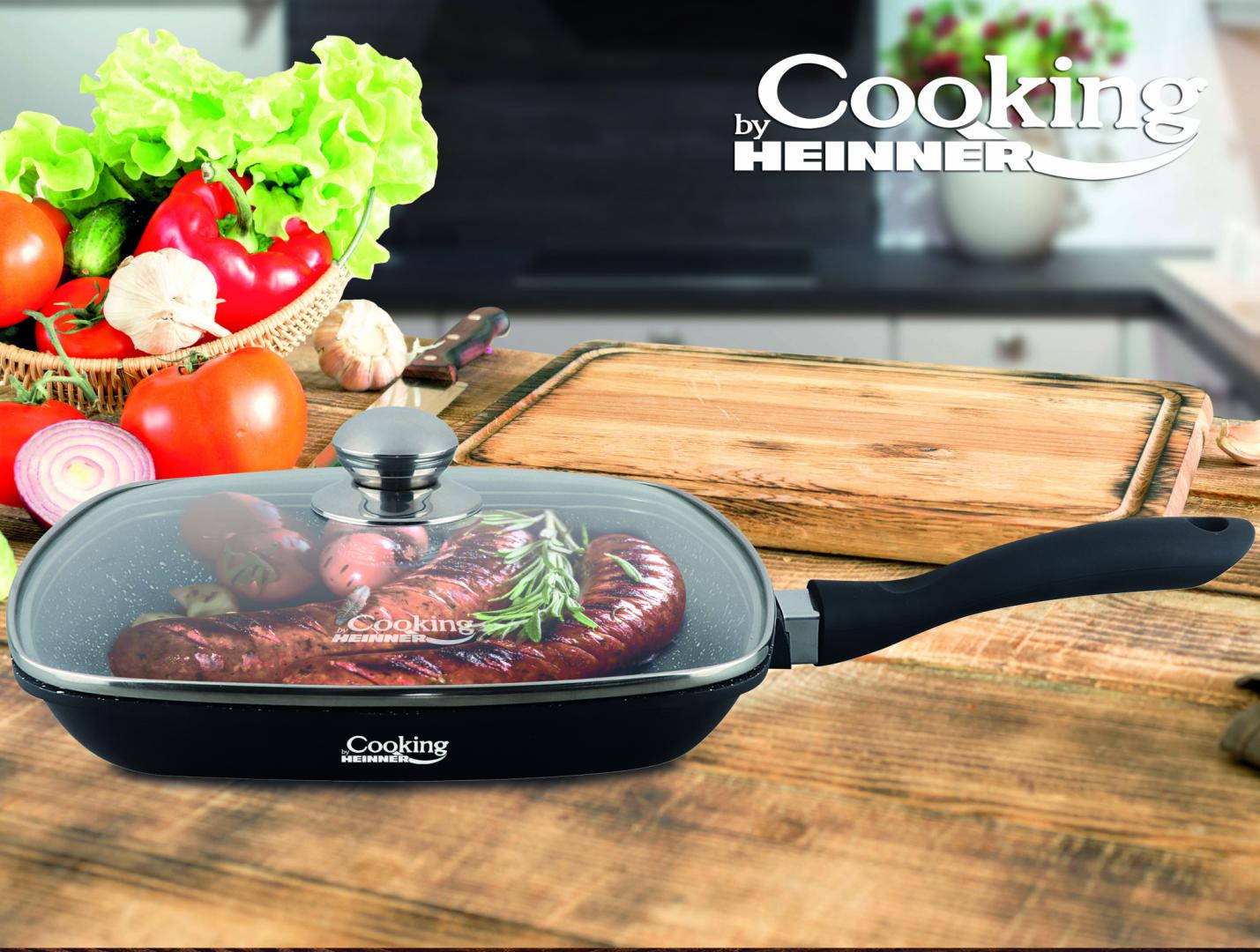 TIGAIE GRILL ALUMINIU + CAPAC 28 x 4.5 CM , - imagine 7