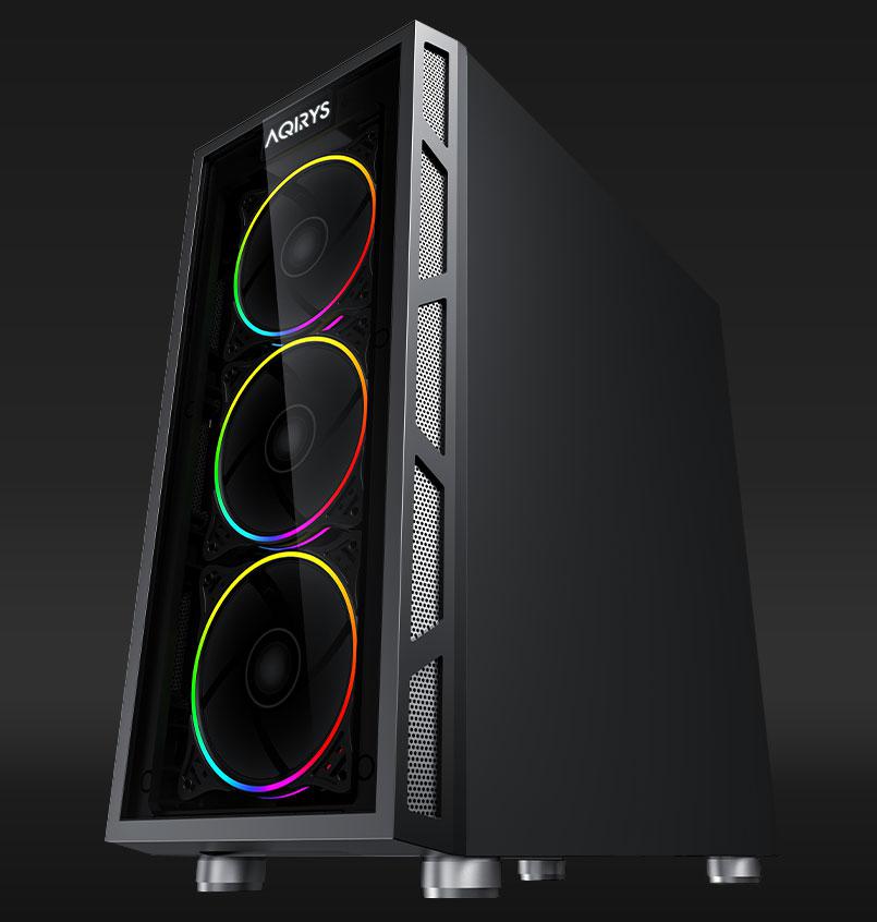 Carcasa Aqirys Antares Midi Tower Black RGB - imagine 4