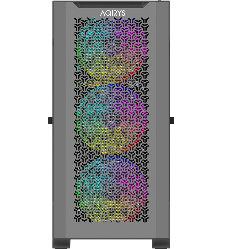 Carcasa Aqirys Aquilla Midi Tower, fara sursa, black - imagine 3