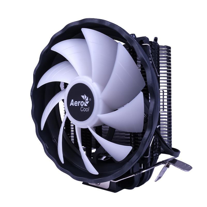Cooler procesor Aerocool Rave 3 iluminare aRGB, 3 heatpipe-uri direct - imagine 3