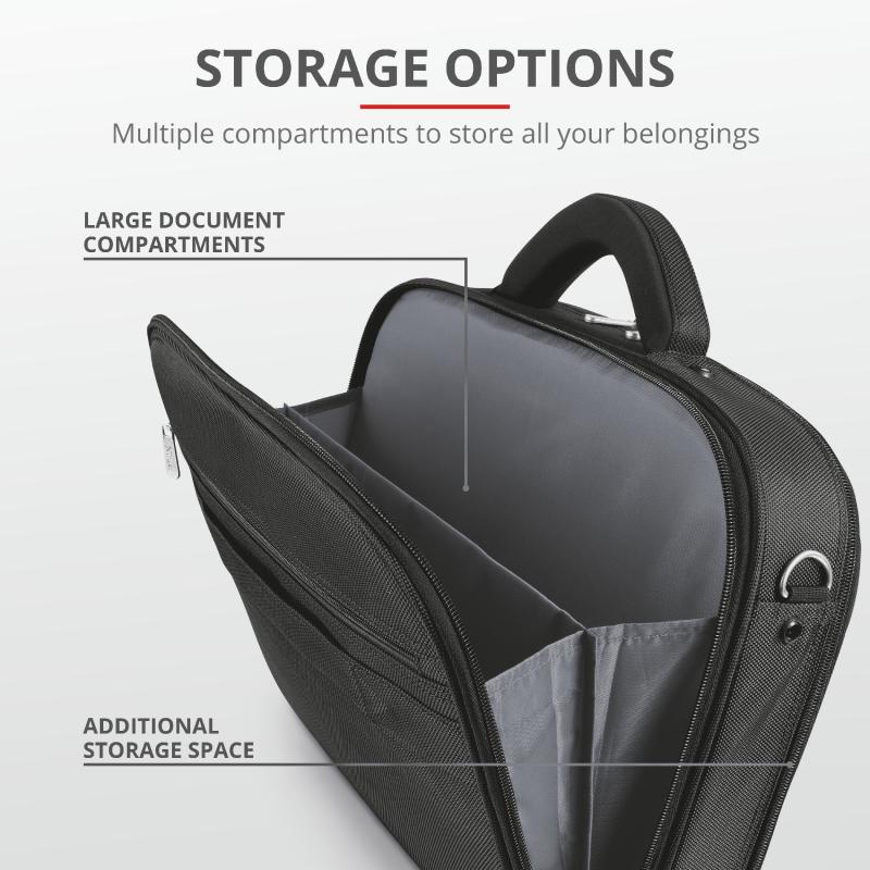 Geanta Trust Sydney Carry Bag for 16" laptops - black - imagine 7