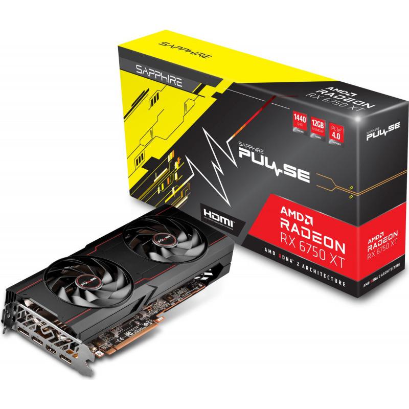 Placa video Sapphire Radeon RX 6750 XT PULSE, 12GB GDDR6, - imagine 3