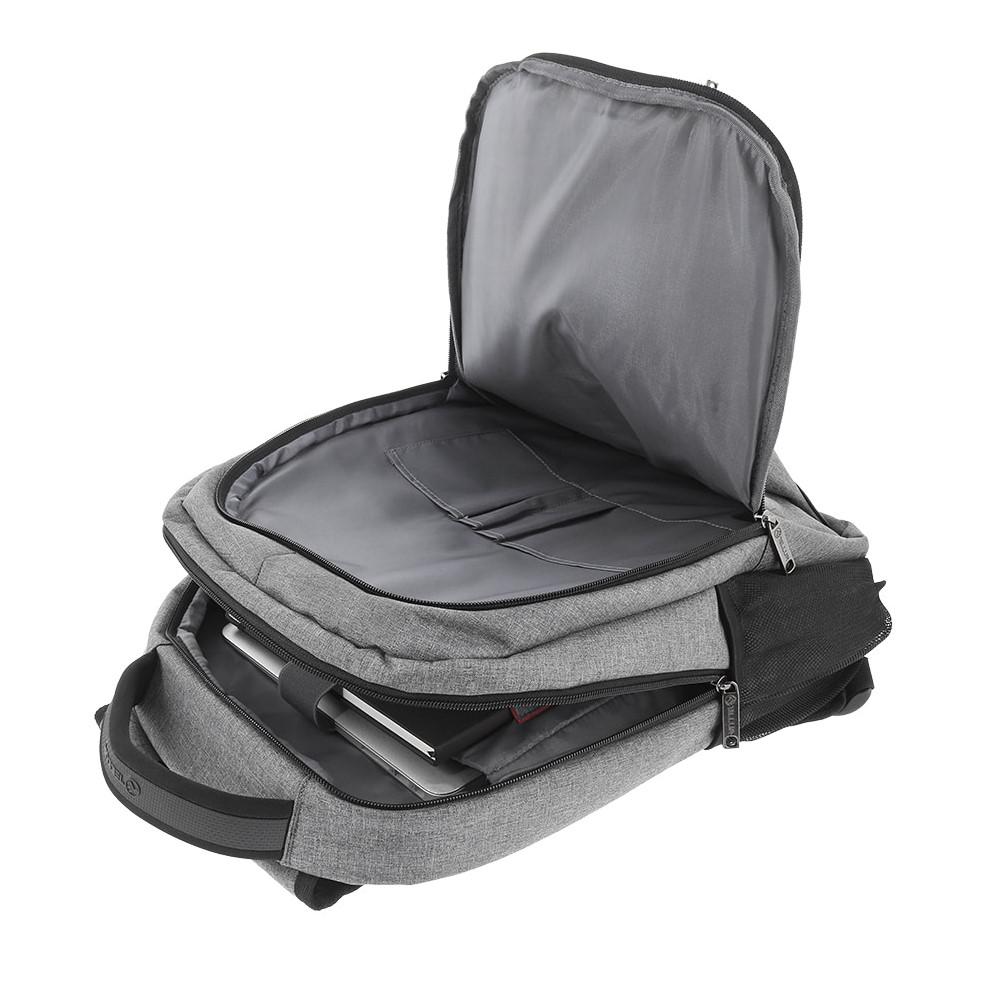 Rucsac laptop Tellur USB 15.6" Gri - imagine 5