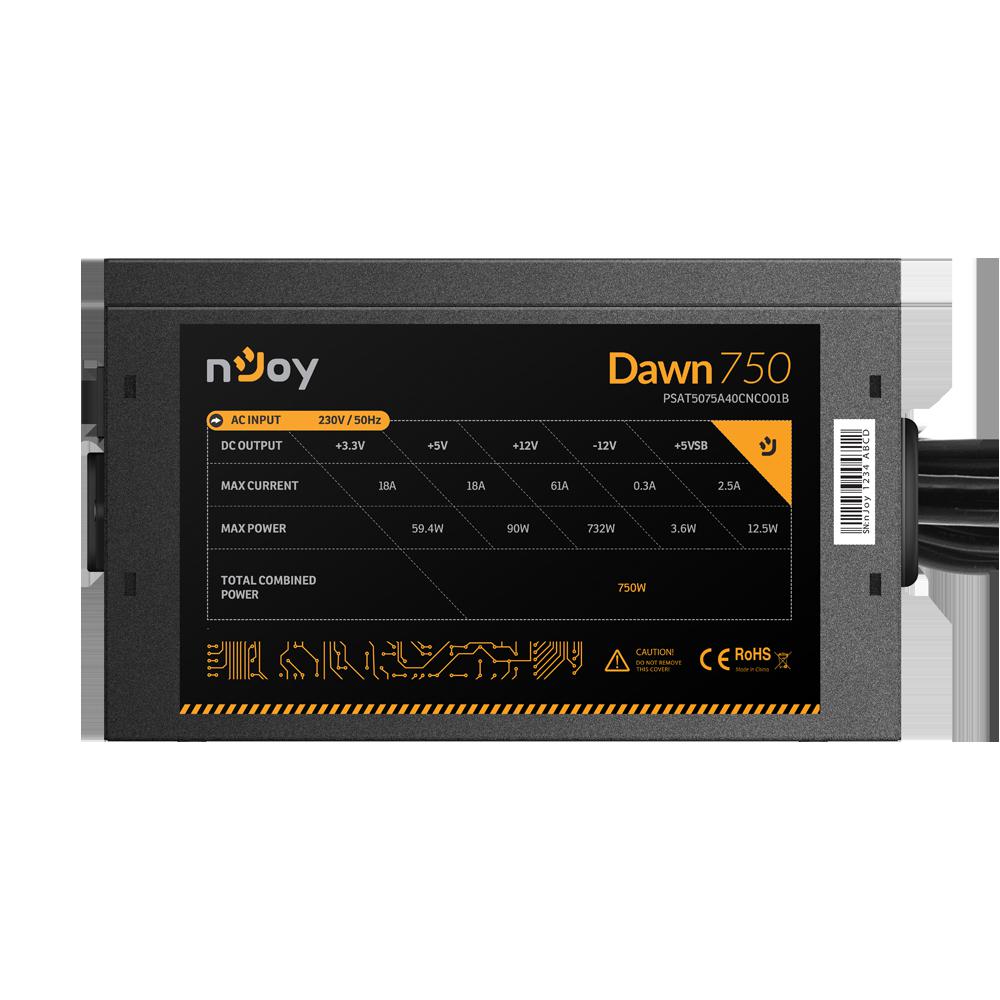 Sursa nJoy Dawn 750, 80+ Bronze, PFC Activ, 750W - imagine 5