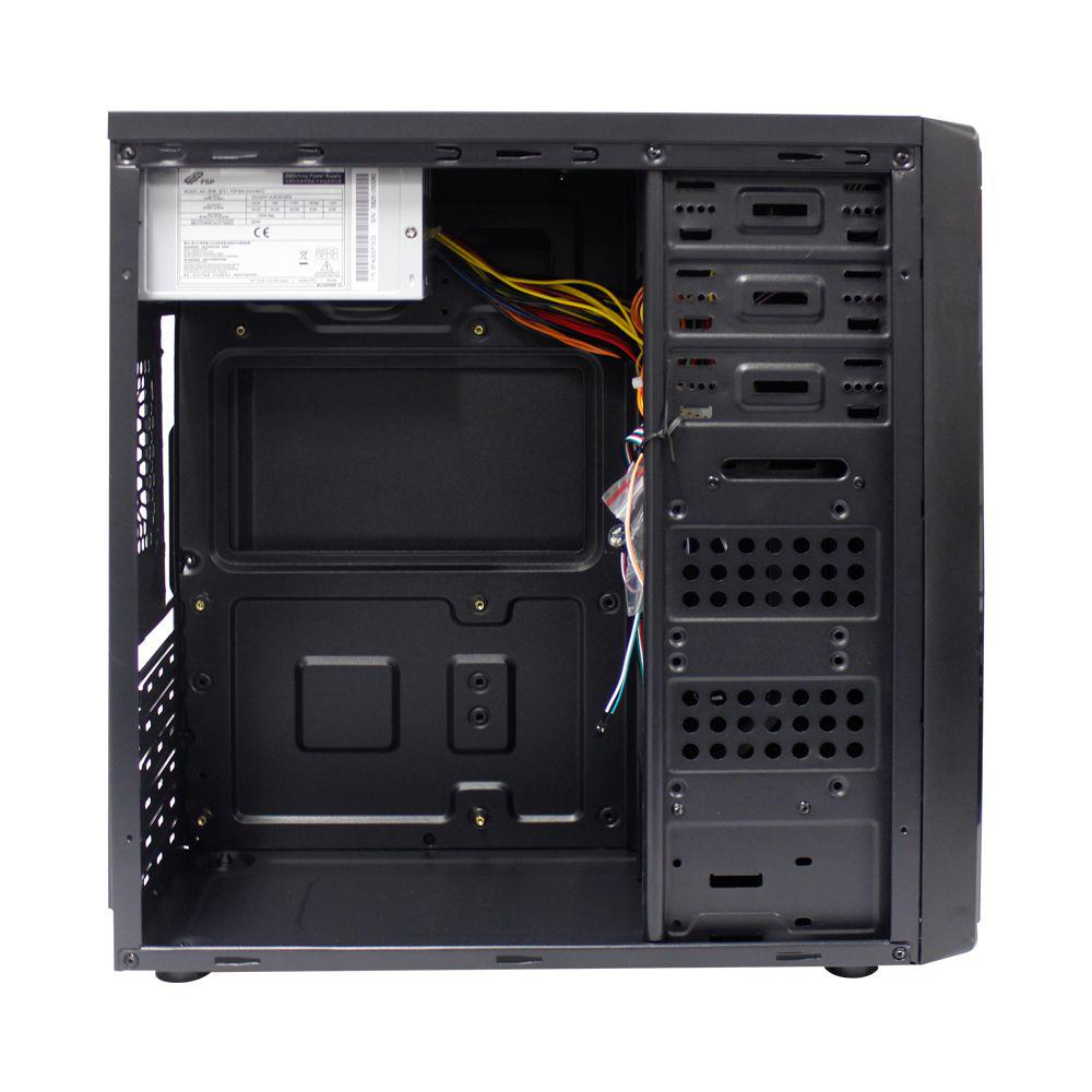 Carcasa FSP CMT 130, fara sursa, Middle Tower, ATX, Black - imagine 4