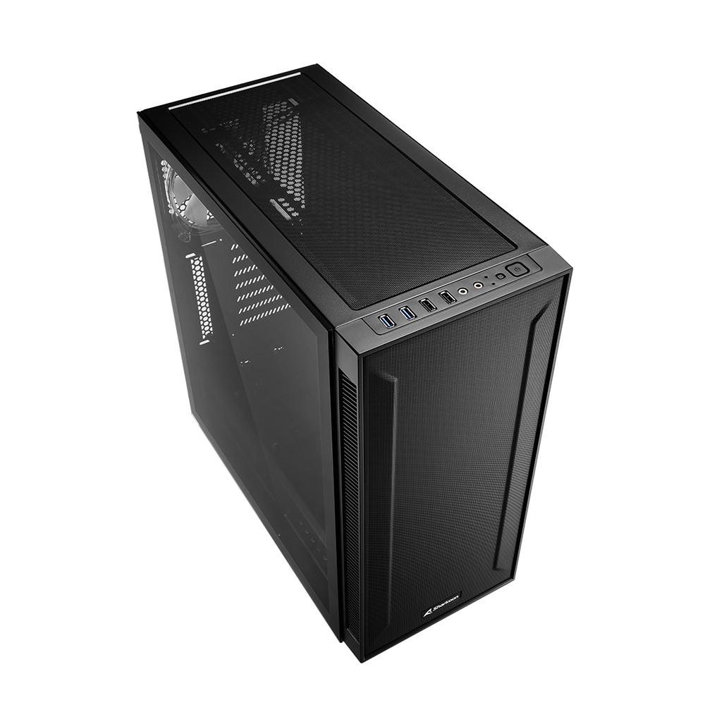 Carcasa Sharkoon TG6M ATX, fara sursa, RGB - imagine 3