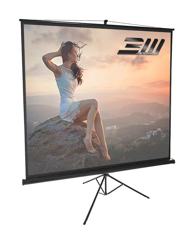 Ecran proiectie trepied, 150 x 150 cm, universal Blackmount, marime - imagine 2