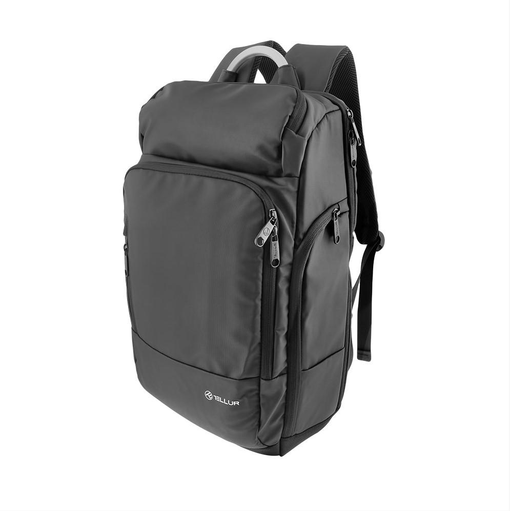 Rucsac laptop Tellur Business L, cu port USB, 17.3", negru - imagine 5