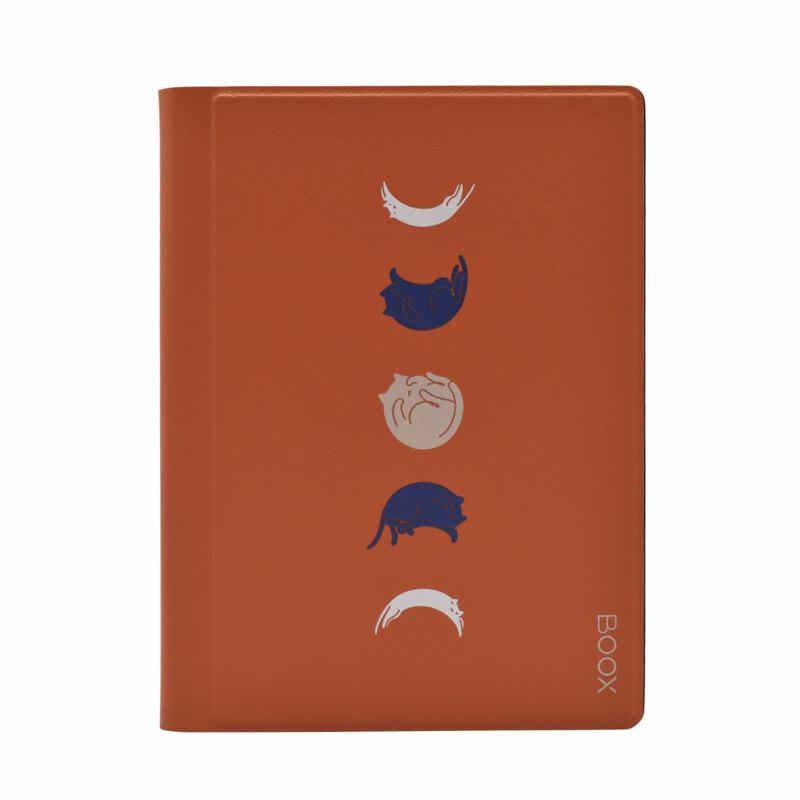 Husa magnetica Onyx Boox Nova Air, Culoare: Portocaliu, Piele ecologica, - imagine 3