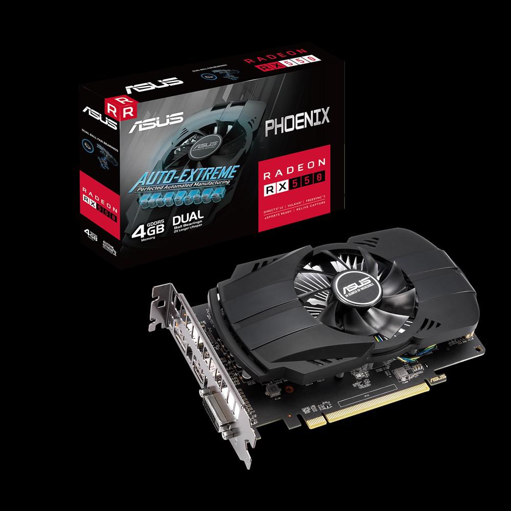Placa video ASUS Radeon RX 550 Phoenix EVO, 4GB GDDR5, - imagine 3