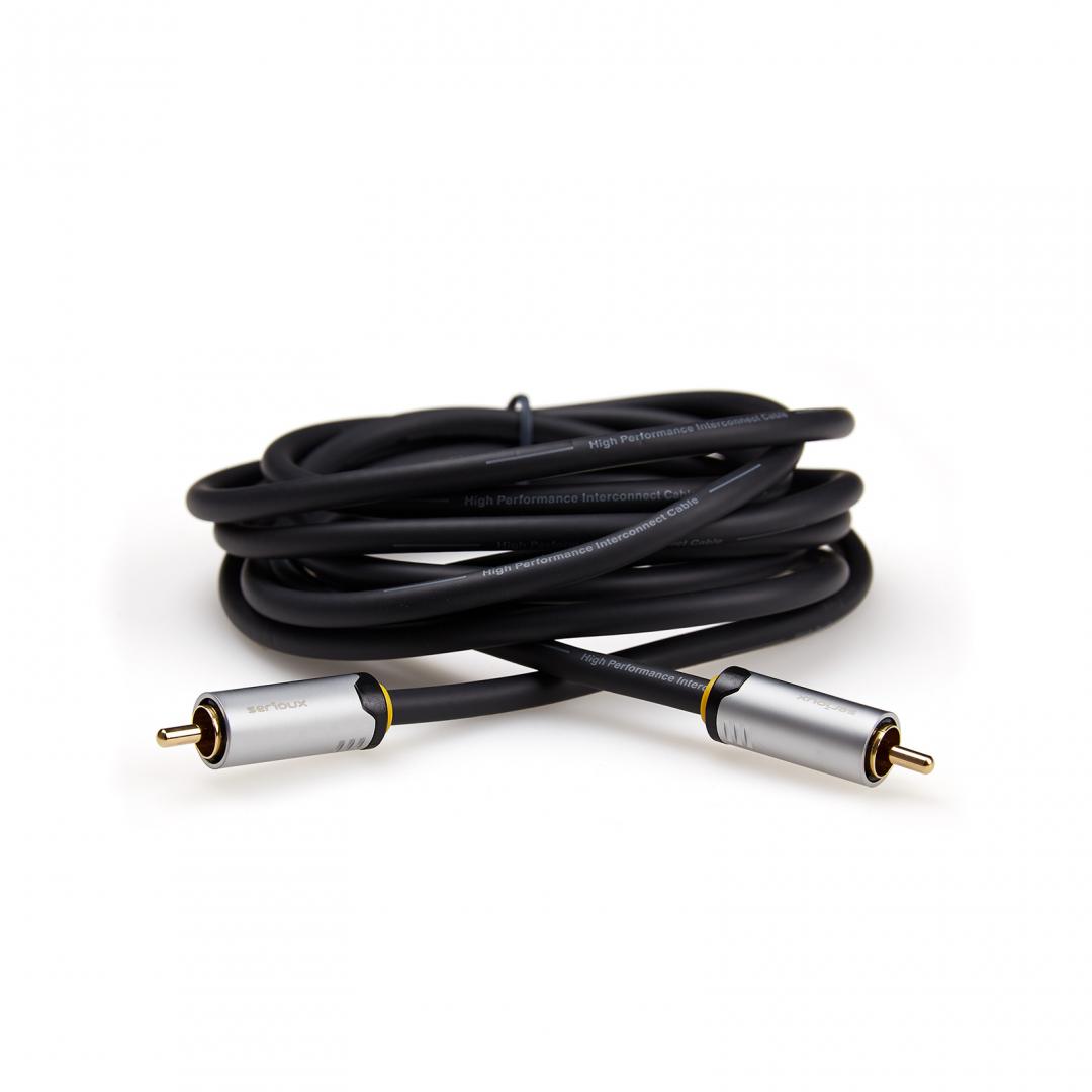 Cablu audio-video Serioux Premium Gold, RCA tata - RCA tata, - imagine 4