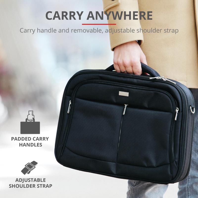 Geanta Trust Sydney Carry Bag for 16" laptops - black - imagine 4