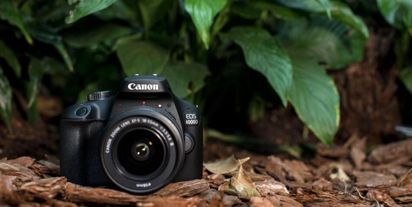 Camera foto Canon kit EOS-4000D + EF-S 18-55mm DCIII, 18.7MP,2.7" - imagine 6