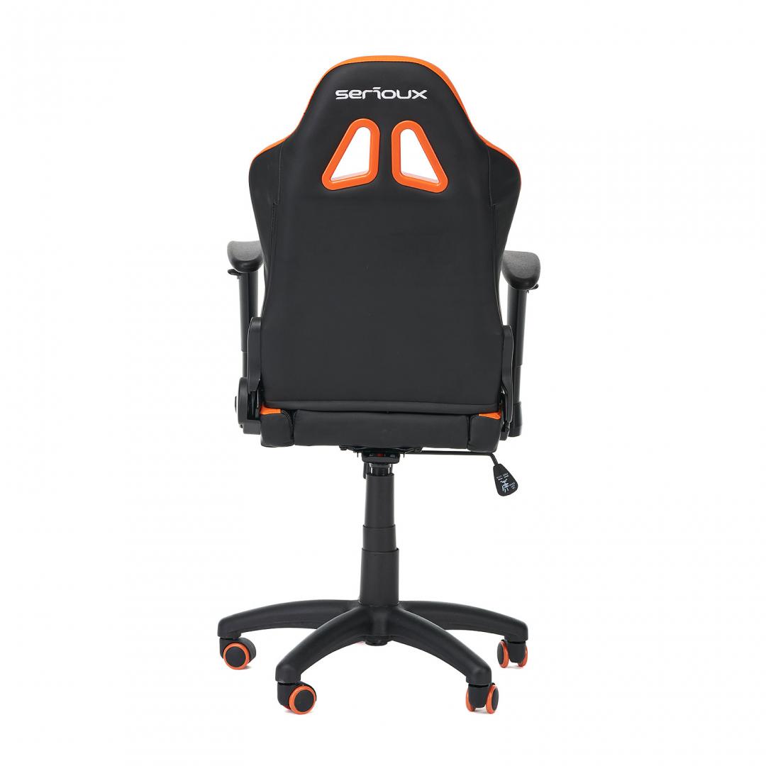 Scaun gaming X by Serioux, KIDS, ajustabil, piele sintetica, piston - imagine 2