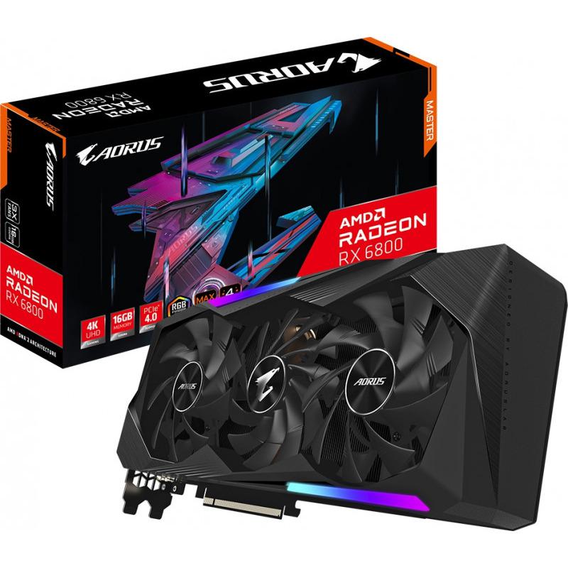 Placa video GIGABYTE AORUS Radeon RX 6800 MASTER, 16GB GDDR6, - imagine 6