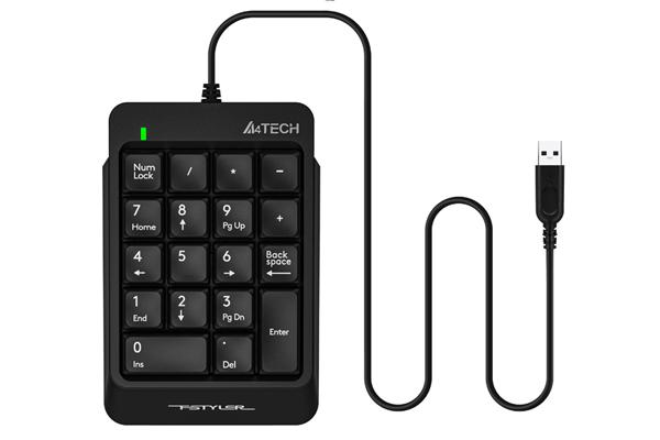 Tastatura numerica A4TECH Fstyler, neagra - imagine 3
