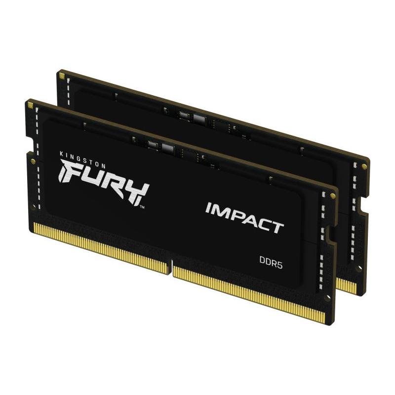 Memorie RAM Kingston Impact, SODIMM, DDR5, 16GB (2x8GB), CL38, 4800MHz - imagine 2