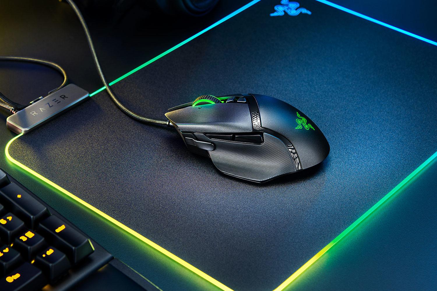 Mouse Razer cu fir BASILISK V2, negru - imagine 3