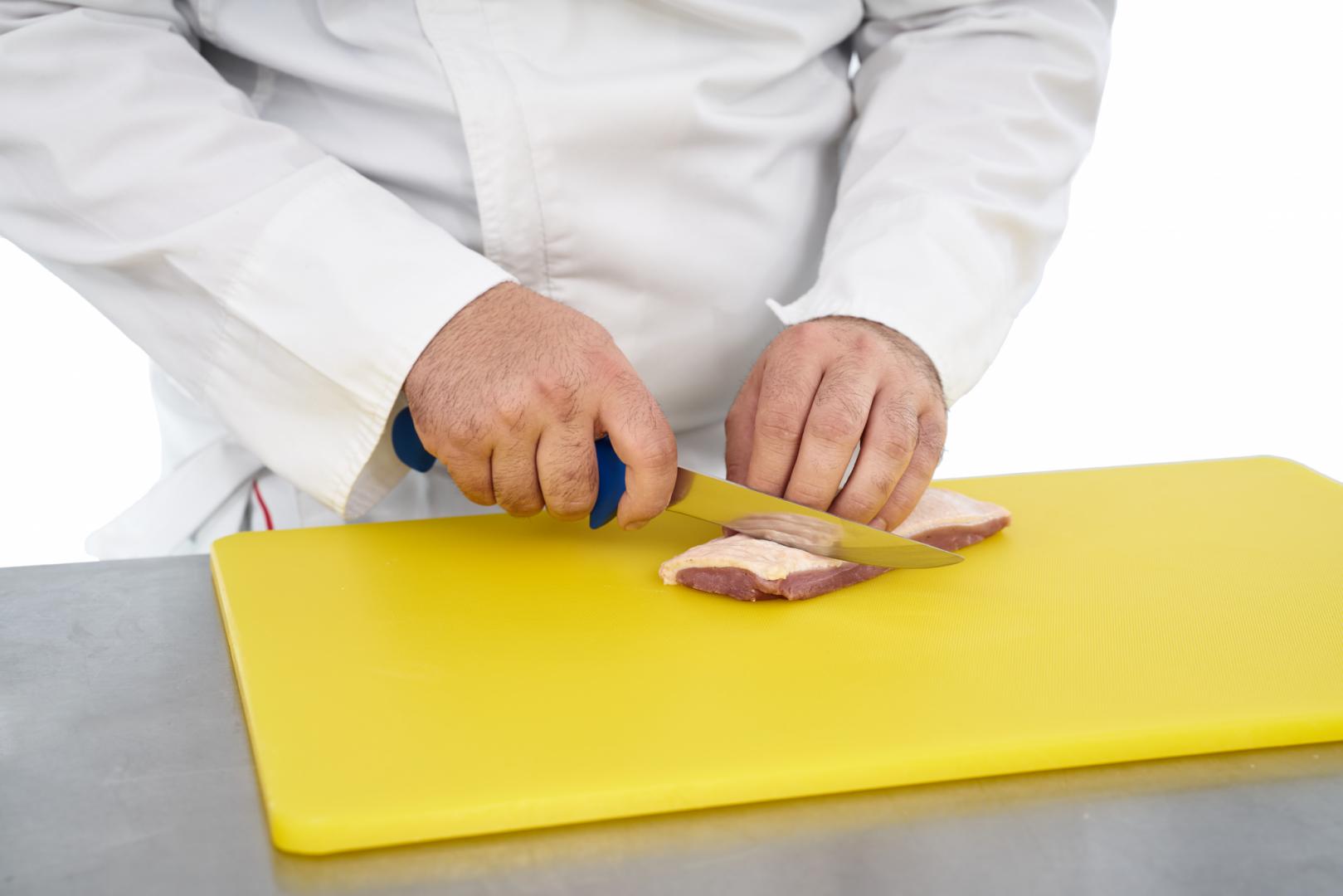 CUTIT DEZOSAT PROFESIONAL 18CM, ALBASTRU, CHEF LINE, COOKING BY HEINNER - imagine 7