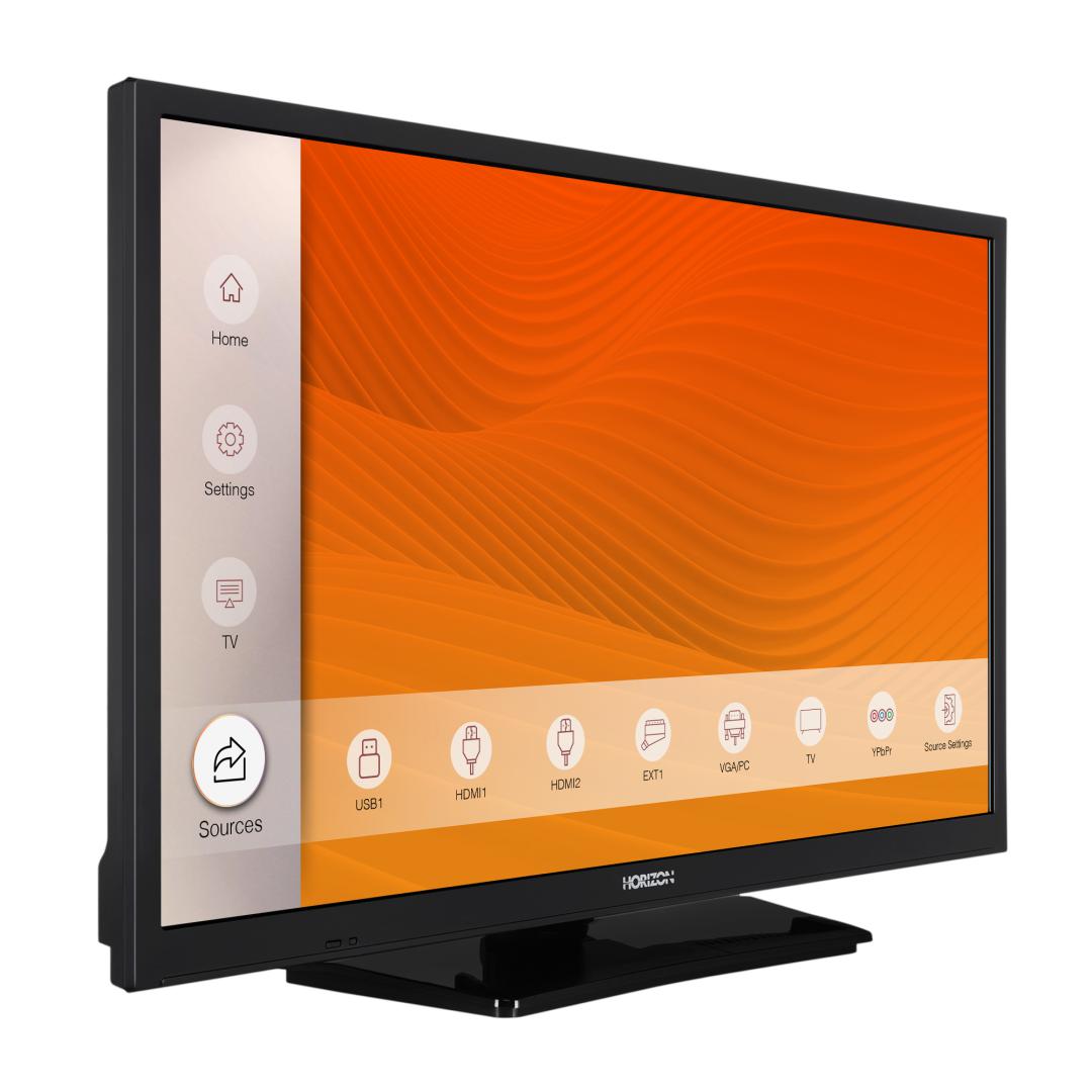 LED TV HORIZON 24HL6100H/B, 24" Edge LED, HD Ready (720p), - imagine 4