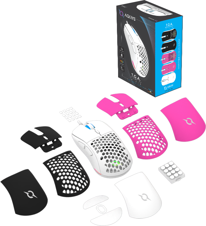 Mouse AQIRYS T.G.A, cu fir, 6 butoane, interfata USB 2.0 - imagine 16