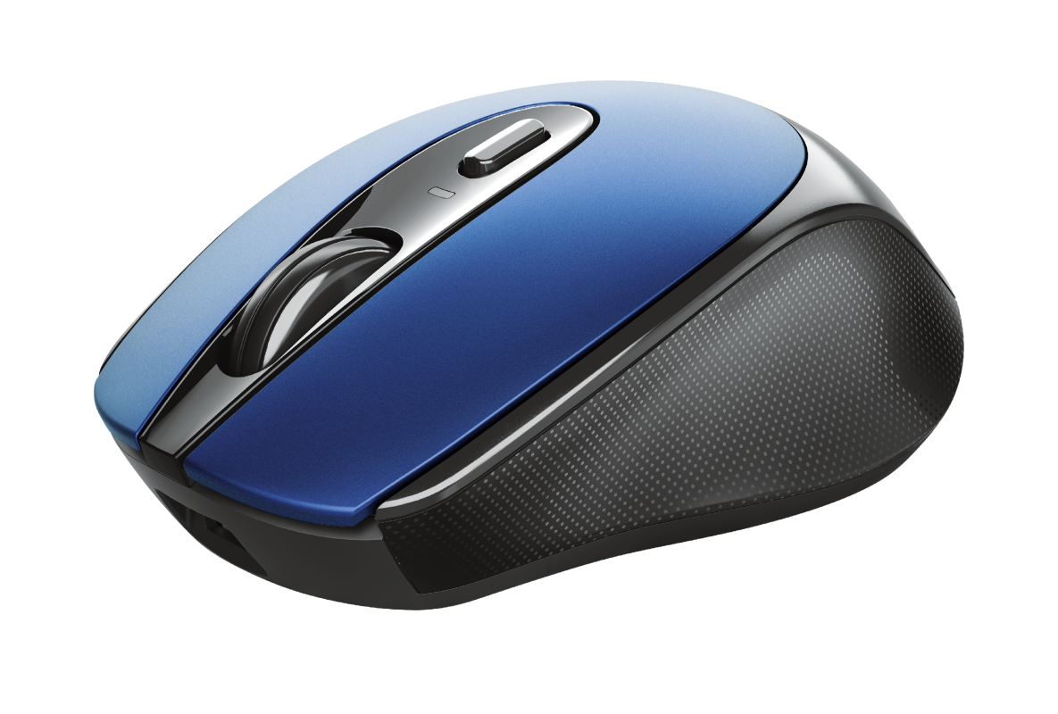 Mouse Trust Zaya, Wireless, Blue - imagine 3