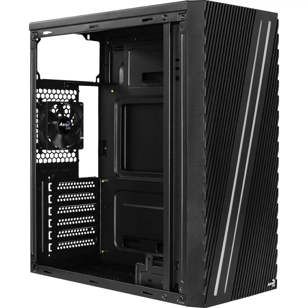 Carcasa Aerocool Streak RGB, Mid-Tower, fara sursa, ATX, Black - imagine 4