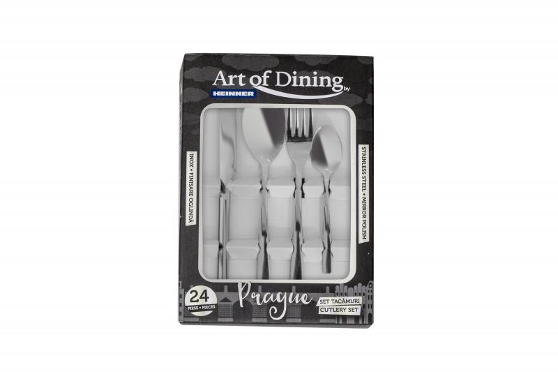 SET TACAMURI INOX 24 PIESE PRAGUE, ART OF DINING - imagine 5