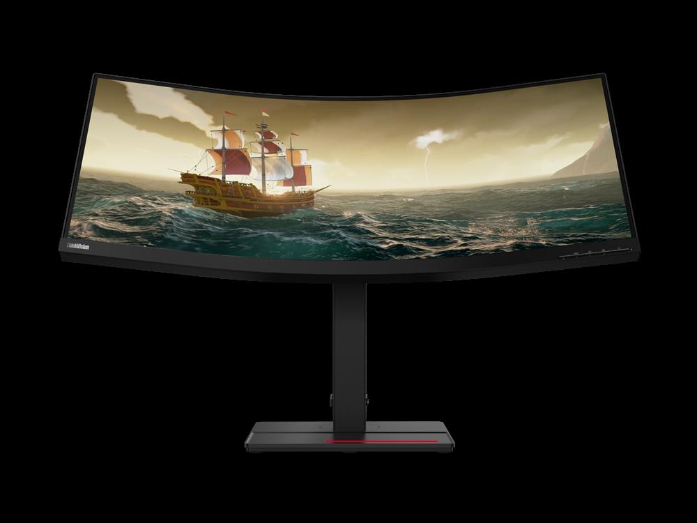 Monitor LED Lenovo ThinkVision T34w-20, 34inch, IPS UWQHD, 4ms, 60Hz, - imagine 7