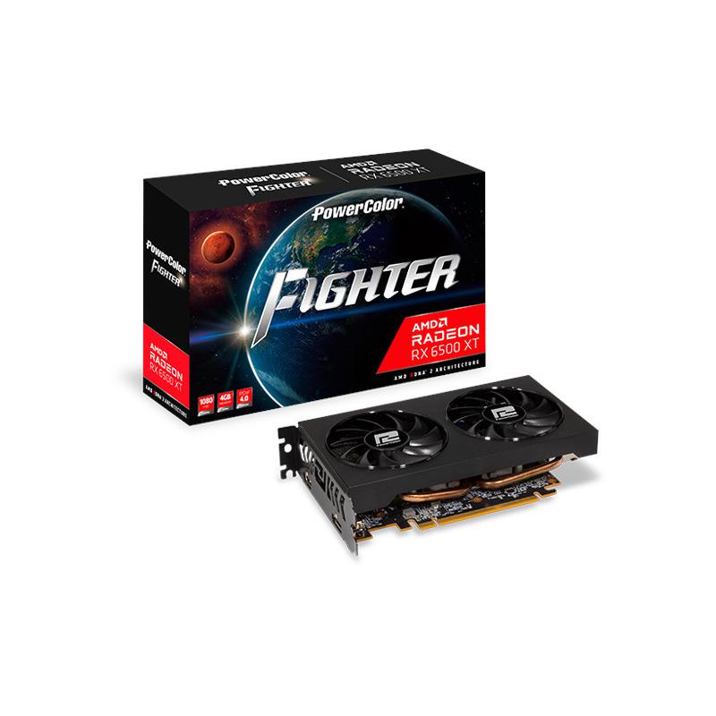 Placa video PowerColor Radeon RX 6500 XT Fighter, 4GB, GDDR6, - imagine 5