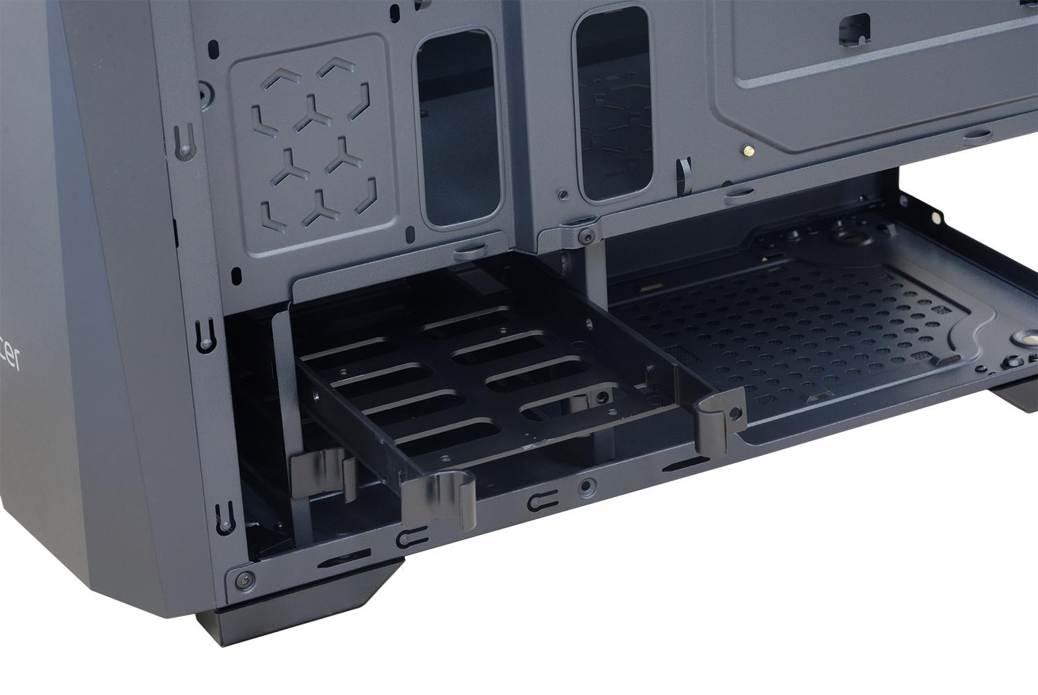 Carcasa Spacer Flash, ATX, MidTower, Gaming, fara sursa, sticla securizata, - imagine 8