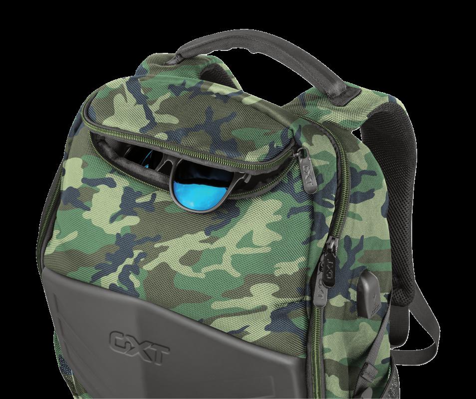 Rucsac Trust GXT 1255 Outlaw Gaming Backpack 15.6" Camo - imagine 4