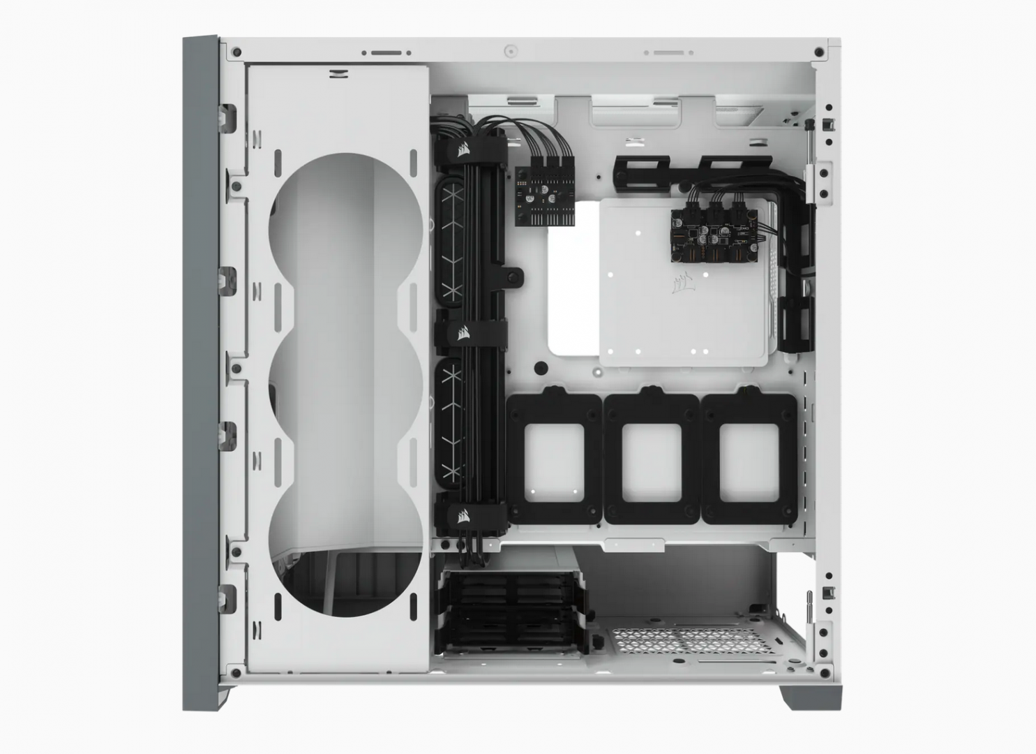 Carcasa Corsair iCUE 5000X RGB Tempered Glass Mid-Tower ATX PC - imagine 5