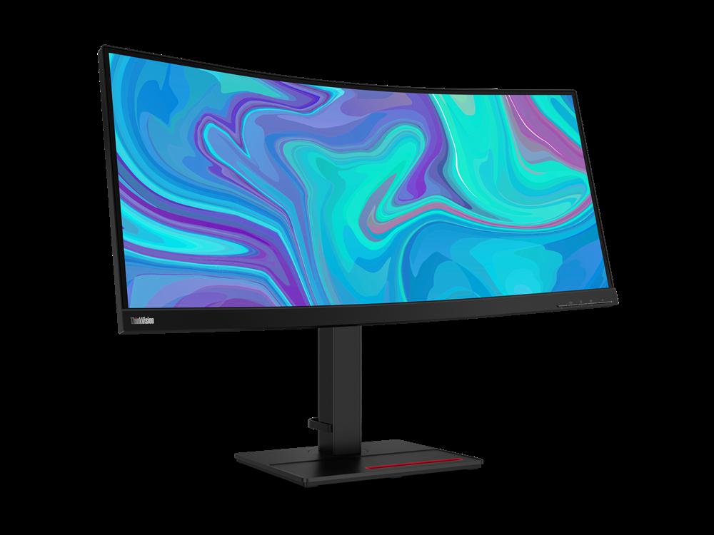 Monitor LED Lenovo ThinkVision T34w-20, 34inch, IPS UWQHD, 4ms, 60Hz, - imagine 3