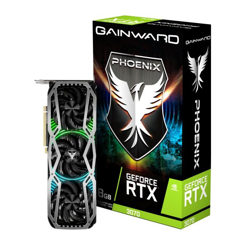 Placa video Gainward GeForce RTX 3070 Phoenix LHR, 8GB GDDR6, - imagine 6