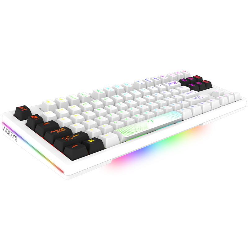 Tastatura mecanica TKL AQIRYS Aludra, cu fir, switch-uri Gateron Red, - imagine 3