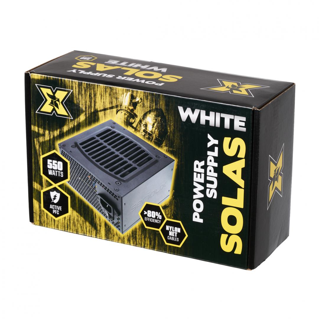 Sursa ATX Serioux, Solas White, PFC Activ, cabluri mansetate, 550W - imagine 3