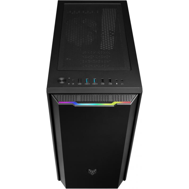 Carcasa FSP CST 311, Mini Tower, mATX, fara sursa, black - imagine 4