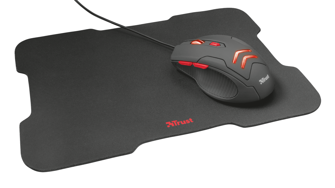 Kit Trust Ziva 4-in-1 Gaming Bundle, contine mouse, tastatura, mousepad - imagine 4