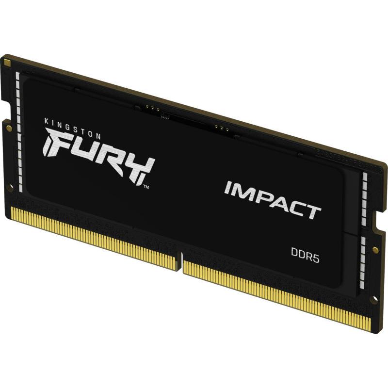 Memorie RAM notebook Kingston, SODIMM, DDR5, 16GB, 5600MHz, CL40, 1.1V, - imagine 2
