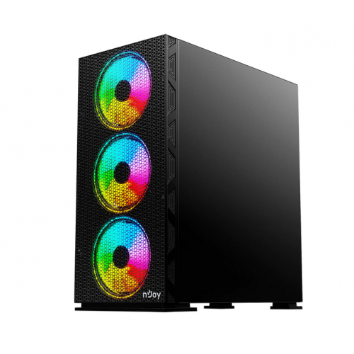 Carcasa nJoy Kona, Middle Tower, ATX, fara sursa, Black - imagine 5