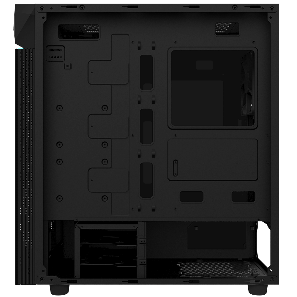 Carcasa GIGABYTE C200 GLASS, Mid-Tower, fara sursa, ATX, Black - imagine 4