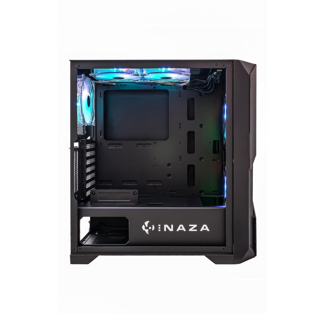 Carcasa Inaza Prism neagra, SECC Steel ATX Mid Tower, fara - imagine 6